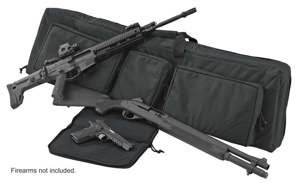 Soft Gun Cases US PeaceKeeper 600D Polyester USP P30049  3-GUN CASE 48IN BLK • Model: 600D Polyester